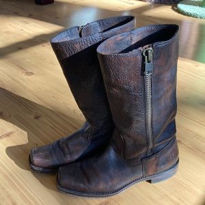 Frye mid shaft moto boot - discontinued